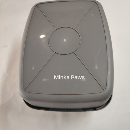 Semi-Closed Cat Litter Box with Sifter & Scoop