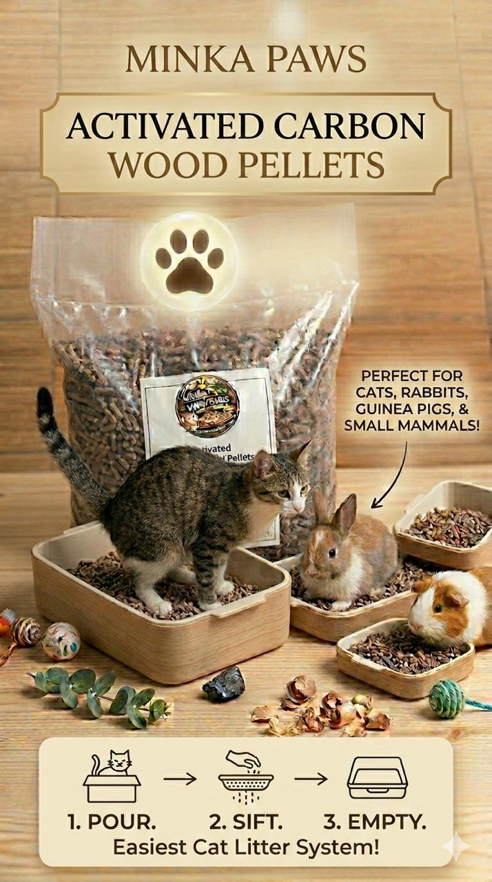 100% Natural Wood Litter