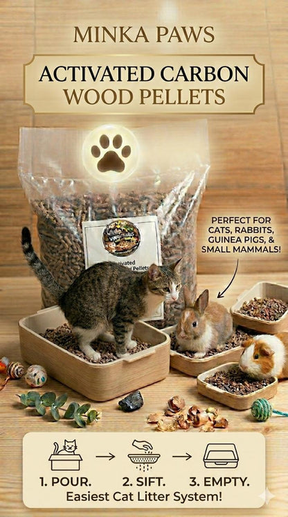 100% Natural Wood Litter